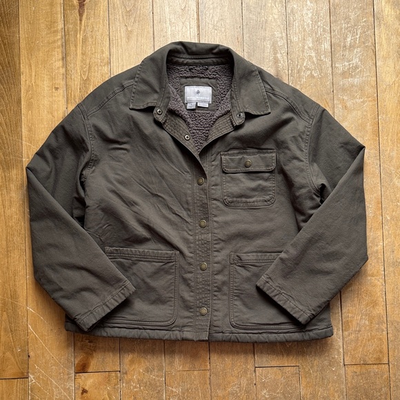 Royal Robbins Women’s 
El Cap Canvas Shacket Forester Large - Picture 2 of 7